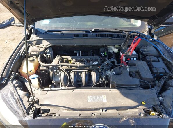 3FA6P0H78JR227208 2018 FORD FUSION Black Вид ззаду
