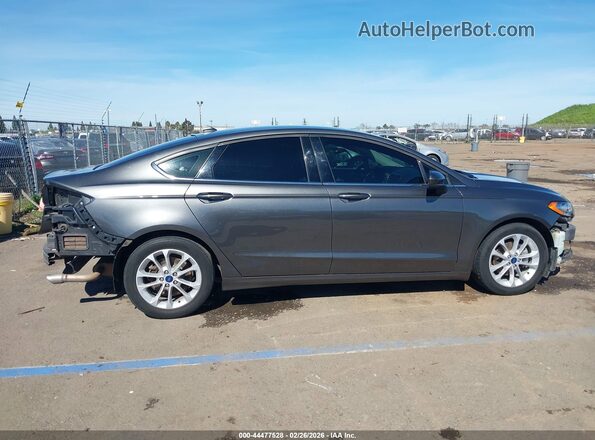 3FA6P0HD2LR149663 2020 FORD FUSION Gray უკანა სალონის ხედი