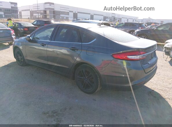 3FA6P0HD9JR136308 2018 FORD FUSION Gray Tył lewy