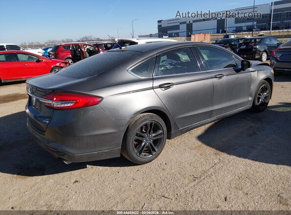3FA6P0HD9JR136308 2018 FORD FUSION Gray Tył prawy