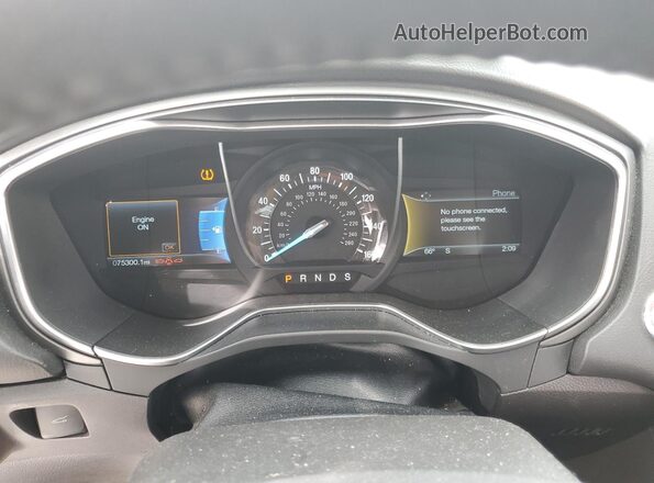3FA6P0K96GR390541 2016 FORD FUSION White Սարքավորումների վահանակի տեսք