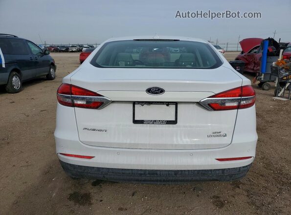 3FA6P0LU0KR206688 2019 FORD FUSION White 