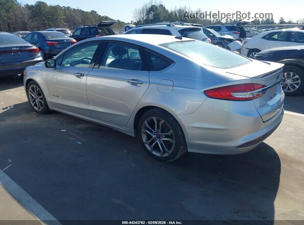 3FA6P0LU2HR345861 2017 FORD FUSION HYBRID Silver 