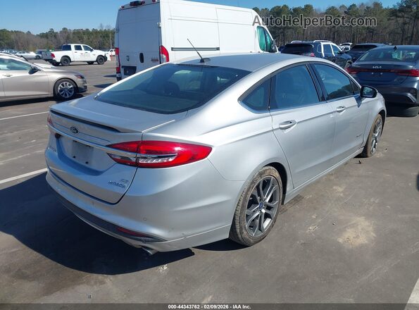 3FA6P0LU2HR345861 2017 FORD FUSION HYBRID Silver 