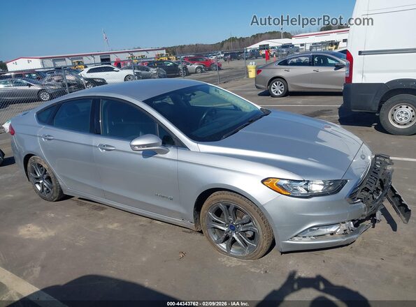 3FA6P0LU2HR345861 2017 FORD FUSION HYBRID Silver 