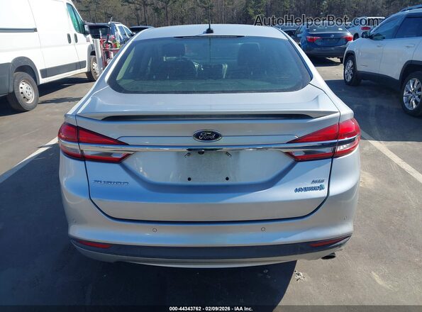 3FA6P0LU2HR345861 2017 FORD FUSION HYBRID Silver 