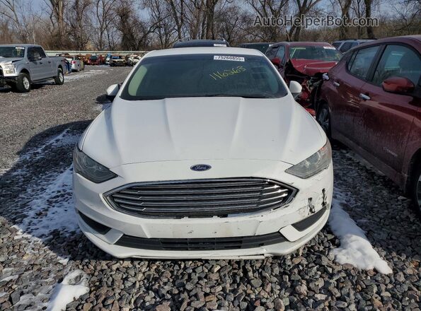 3FA6P0LU2JR116263 2018 FORD FUSION White 