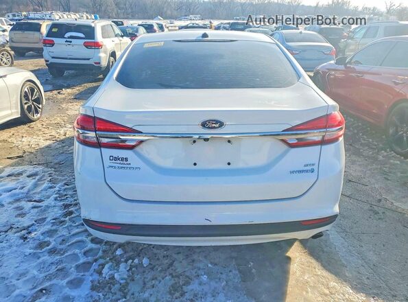 3FA6P0LU2JR116263 2018 FORD FUSION White 