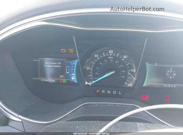 3FA6P0LU6GR389375 2016 FORD FUSION HYBRID Красный Вид задних сидений