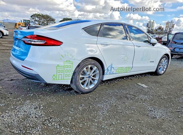 3FA6P0LU6KR222703 2019 FORD FUSION White 