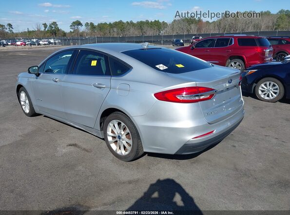 3FA6P0LU7KR205506 2019 FORD FUSION HYBRID Silver უკანა მარცხენა