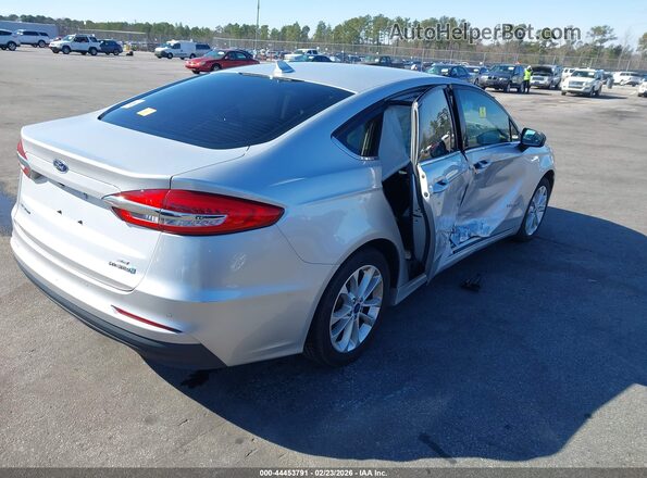 3FA6P0LU7KR205506 2019 FORD FUSION HYBRID Silver უკანა მარჯვენა