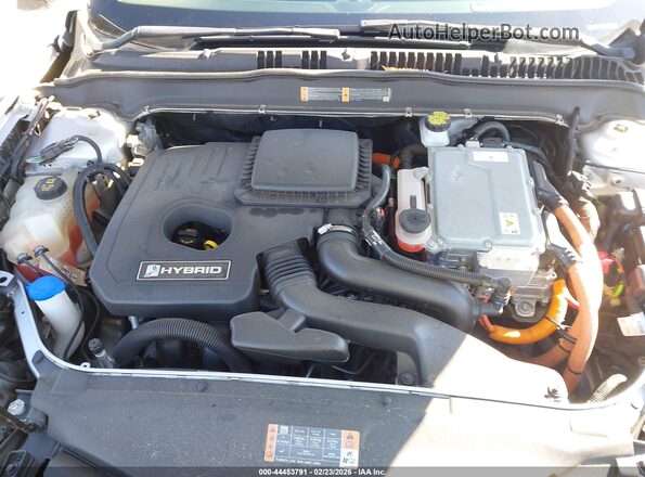 3FA6P0LU7KR205506 2019 FORD FUSION HYBRID Silver უკანა ხედი