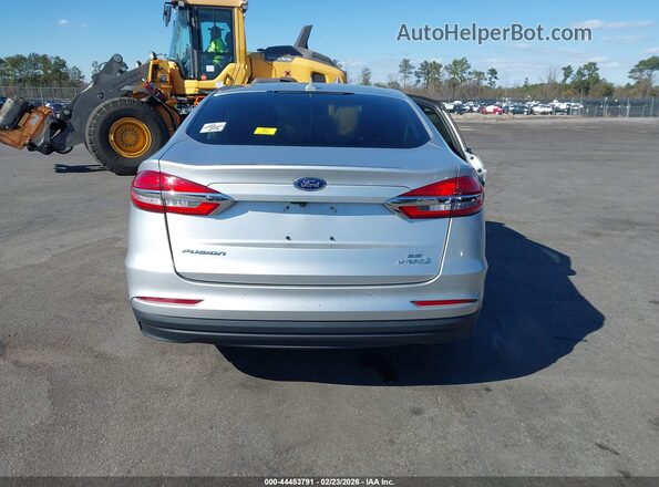 3FA6P0LU7KR205506 2019 FORD FUSION HYBRID Silver 