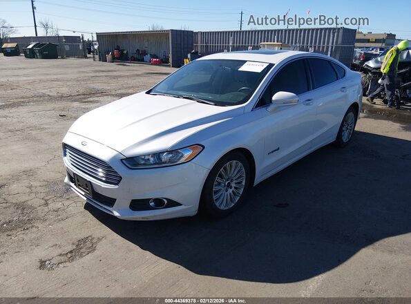 3FA6P0LU9GR116012 2016 FORD FUSION HYBRID White Front left