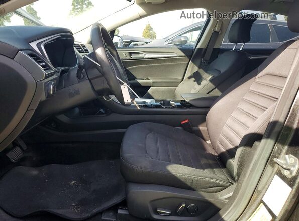 3FA6P0LUXGR315506 2016 FORD FUSION Угольный Вид салона спереди
