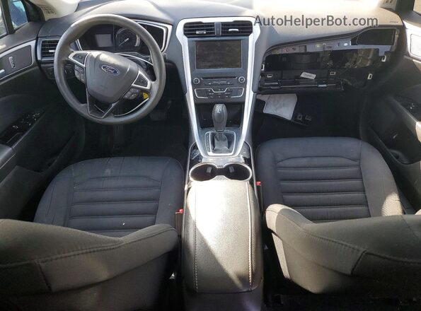 3FA6P0LUXGR315506 2016 FORD FUSION Угольный Вид панели приборов