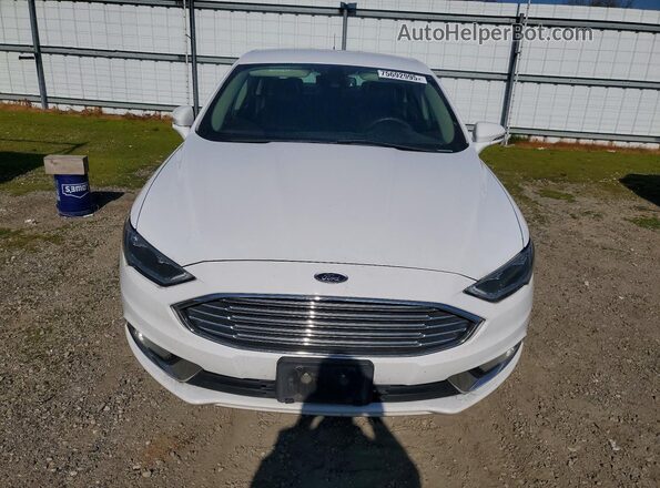 3FA6P0PU2HR306570 2017 FORD FUSION White Вид спереду