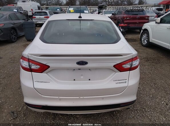 3FA6P0RU0GR108307 2016 FORD FUSION HYBRID Белый 