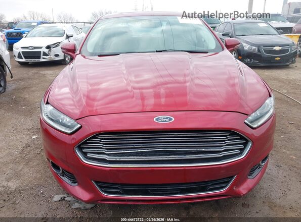 3FA6P0RU6GR184887 2016 FORD FUSION HYBRID Red Вид щитка приладів