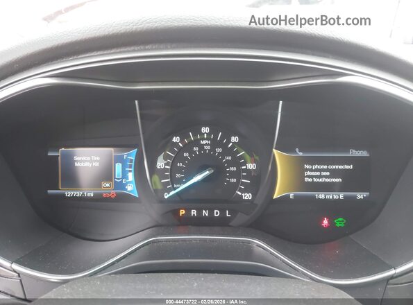 3FA6P0RU6GR184887 2016 FORD FUSION HYBRID Red Вид задніх сидінь