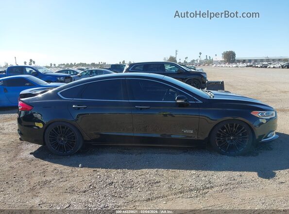 3FA6P0SU4JR224935 2018 FORD FUSION ENERGI Black Սալոնի 360 աստիճան տեսք