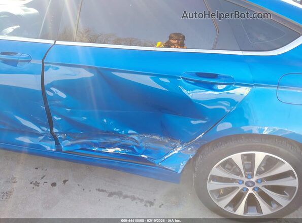 3FA6P0T95LR259707 2020 FORD FUSION Blue Front view