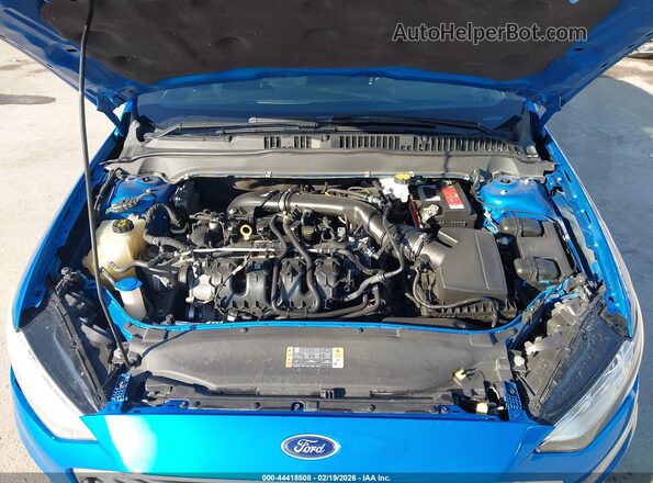 3FA6P0T95LR259707 2020 FORD FUSION Blue Rear view