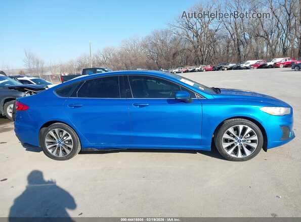 3FA6P0T95LR259707 2020 FORD FUSION Blue Rear interior view