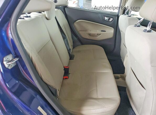 3FADP4BE7GM128830 2016 FORD FIESTA Синий Вид задних сидений