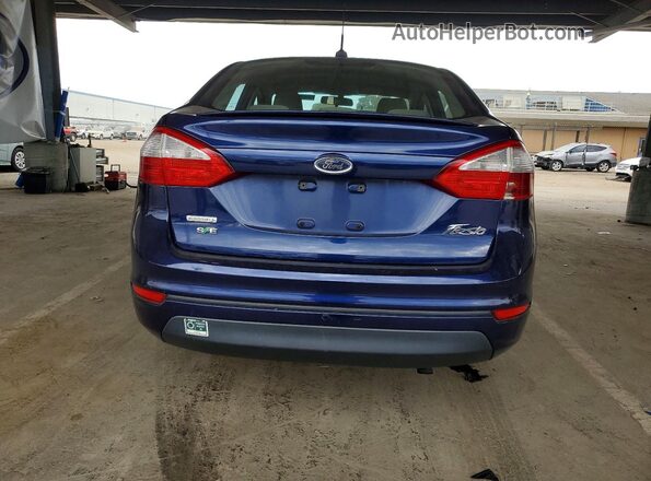 3FADP4BE7GM128830 2016 FORD FIESTA Синий Вид сзади