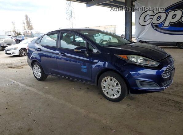 3FADP4BE7GM128830 2016 FORD FIESTA Синий Передняя правая четверть