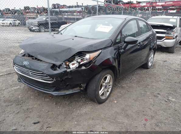 3FADP4BJ6KM157497 2019 FORD FIESTA Black Przód lewy