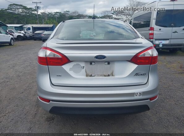 3FADP4BJ9GM167657 2016 FORD FIESTA Silver 