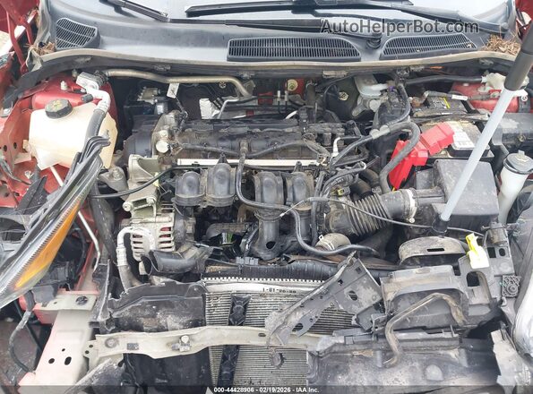 3FADP4EJ1JM128662 2018 FORD FIESTA Red უკანა ხედი