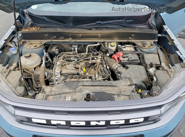 3FMCR9B65NRD64345 2022 FORD BRONCO Blue Widok komory silnika