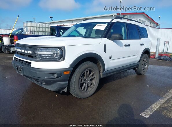 3FMCR9B69MRA76259 2021 FORD BRONCO SPORT White Առջևի ձախ երեք քառորդ տեսարան