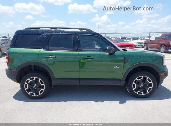 3FMCR9C67PRE28080 2023 FORD BRONCO SPORT Green უკანა სალონის ხედი