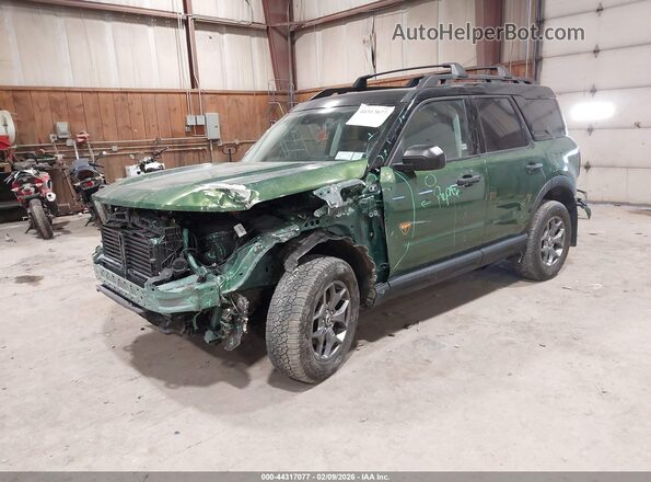 3FMCR9D90PRD96582 2023 FORD BRONCO SPORT Green Vista tres cuartos delantera izquierda