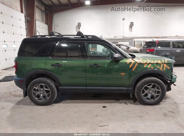 3FMCR9D90PRD96582 2023 FORD BRONCO SPORT Green Vista interior de 360 grados