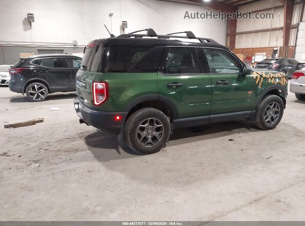 3FMCR9D90PRD96582 2023 FORD BRONCO SPORT Green Trasero derecho