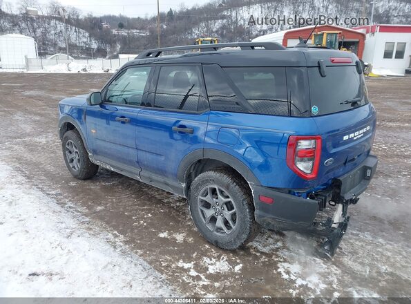 3FMCR9D92RRF24162 2024 FORD BRONCO SPORT Синий Задняя левая четверть