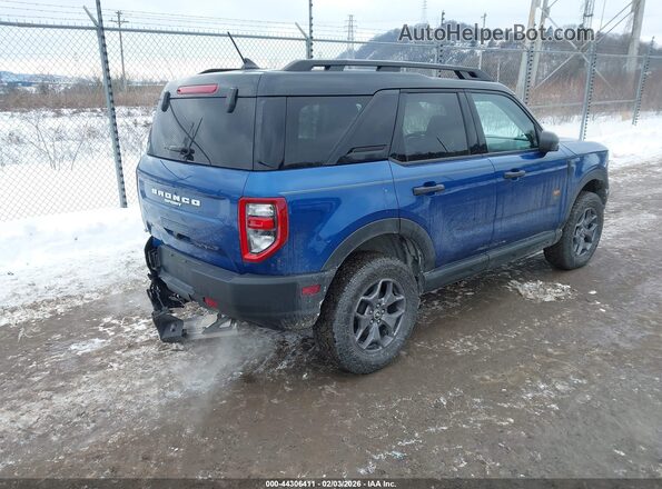 3FMCR9D92RRF24162 2024 FORD BRONCO SPORT Синий Задняя правая четверть