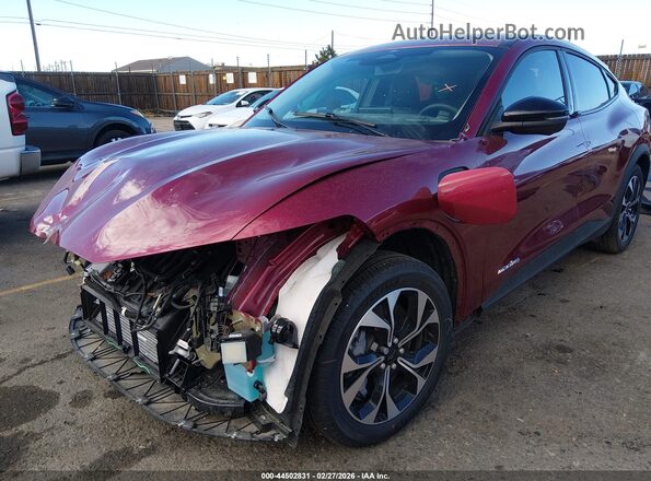 3FMTK1S54SMA53222 2025 FORD MUSTANG MACH-E Red Передня ліва чверть