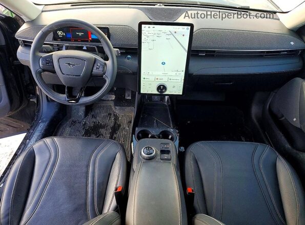 3FMTK3SS3PMA39840 2023 FORD MUSTANG MACH-E PREMI Black Dashboard view