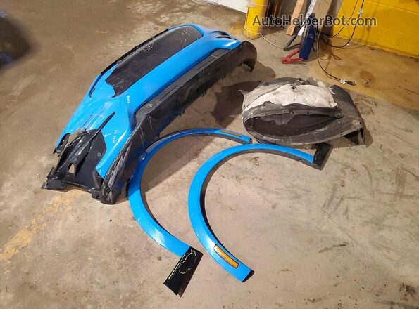 3FMTK4SE8NMA05129 2022 FORD MUSTANG Blue Вид наклейки з VIN-кодом