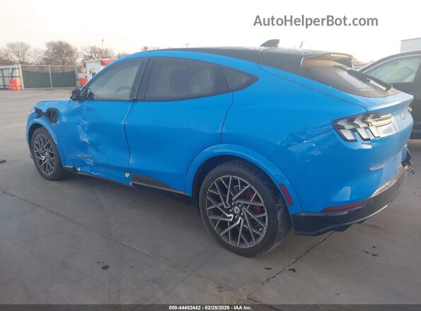 3FMTK4SX7NMA11778 2022 FORD MUSTANG MACH-E Blue Задня ліва чверть