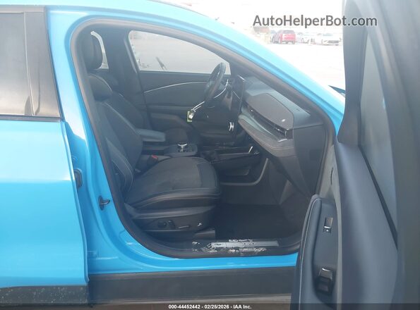 3FMTK4SX7NMA11778 2022 FORD MUSTANG MACH-E Blue Вид салону спереду