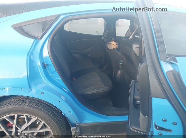 3FMTK4SX7NMA11778 2022 FORD MUSTANG MACH-E Blue Вид наклейки з VIN-кодом