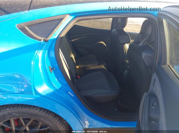 3FMTK4SX9PMA53095 2023 FORD MUSTANG MACH-E Blue Widok naklejki z numerem VIN